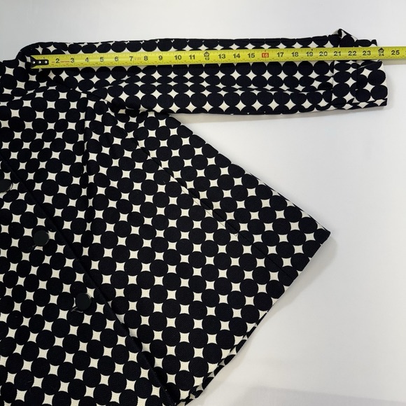 NEW Talbots Jackie Fit Polka Dot Blazer Jacket 100% Cotton Womens Size 14 Preppy - Picture 14 of 14